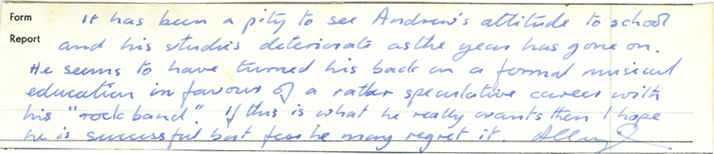 School Report